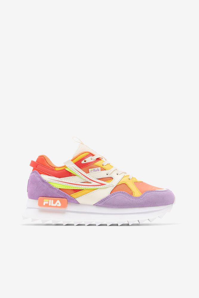 Fila Trainers Womens Orange Sandenal Orbit - Ireland 58460-EJKL